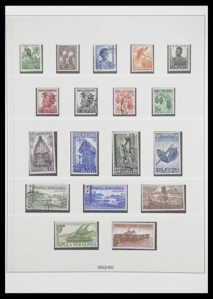 Stamp collection 33683 Papua New Guinea 1952-2000.