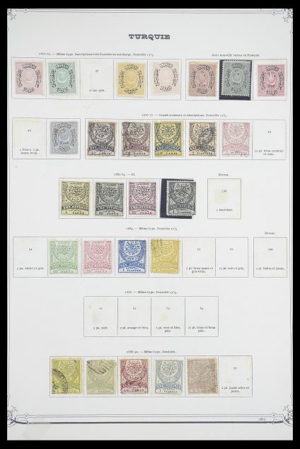 Stamp collection 33691 Turkey 1865-1975.
