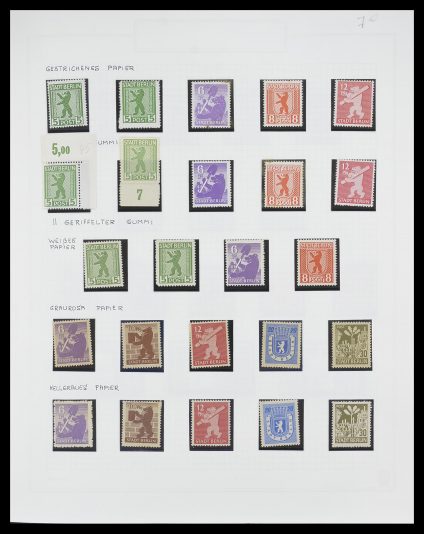 Stamp collection 33698 Soviet Zone 1945-1948.