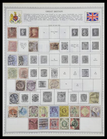 Stamp collection 33704 Great Britain and colonies 1858-1995.