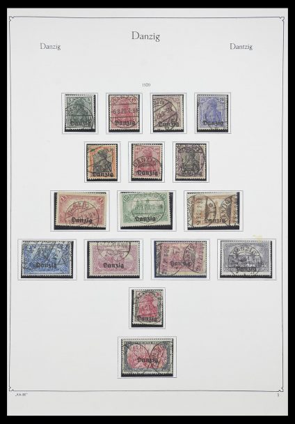 Stamp collection 33705 Danzig 1920-1939.