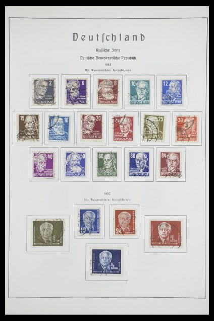 Stamp collection 33709 DDR 1948-1973.