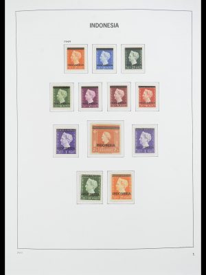 Stamp collection 33777 Indonesia 1949-1969.