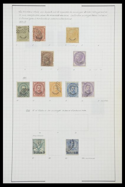 Stamp collection 33794 Italian postoffices abroad 1877-1900.