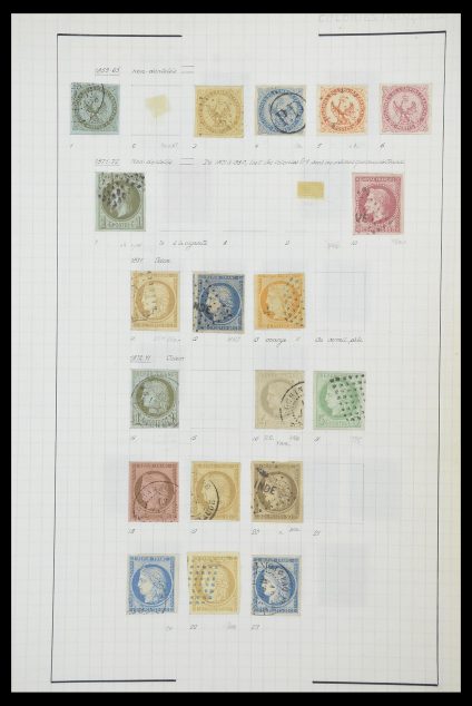 Stamp collection 33809 French colonies 1850-1970.