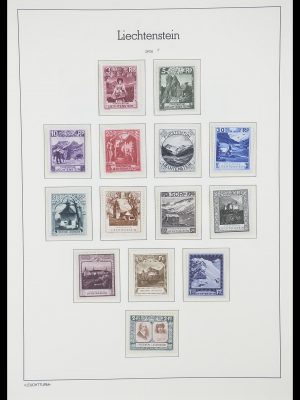 Stamp collection 33825 Liechtenstein 1912-1997.