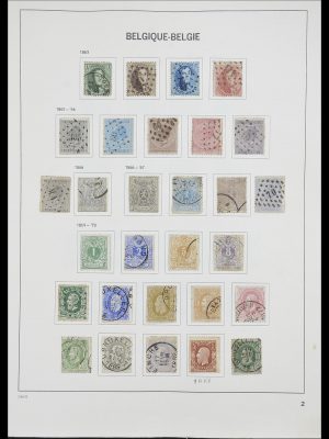 Stamp collection 33828 Belgium 1849-1975.