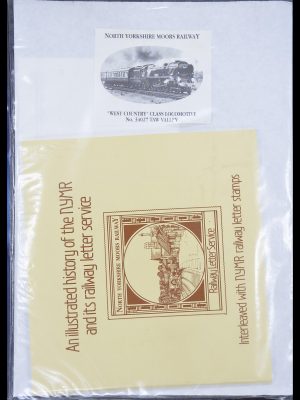 Stamp collection 33755 Thematics trains 1900-2010.