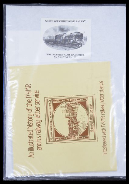 Stamp collection 33755 Thematics trains 1900-2010.