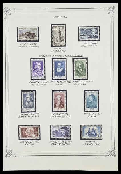 Stamp collection 33847 France 1951-1979.