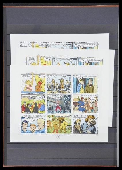 Stamp collection 33874 Belgium 1973-2004.