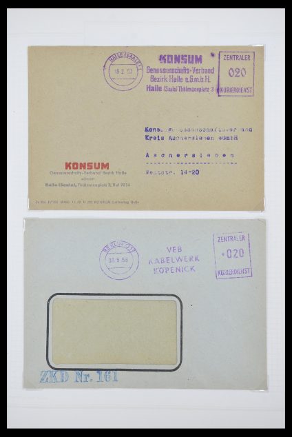 Stamp collection 33883 DDR service covers 1956-1986.