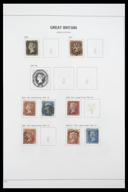 Stamp collection 33898 Great Britain 1840-2006.