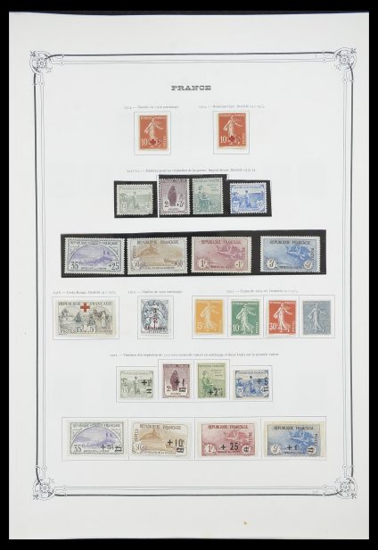 Stamp collection 33900 France 1849-1966.