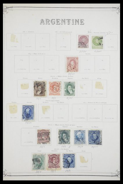 Stamp collection 33903 Latin America 1853-1920.