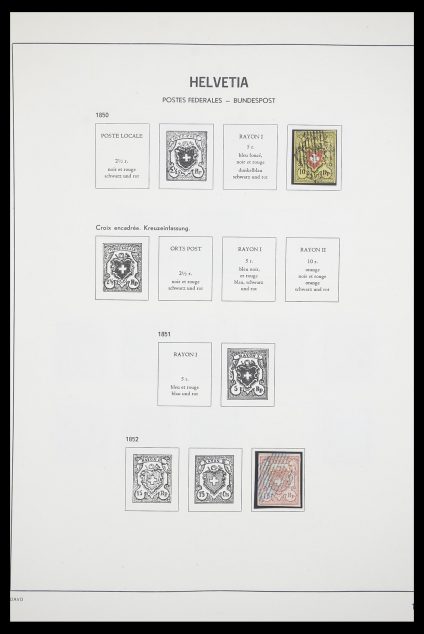 Featured image of Stamp Collection 33908 Switzerland 1850-1965.