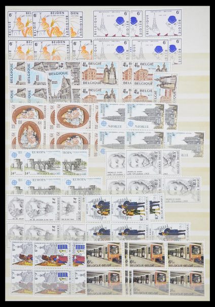 Stamp collection 33910 Belgium MNH 1978-2007.