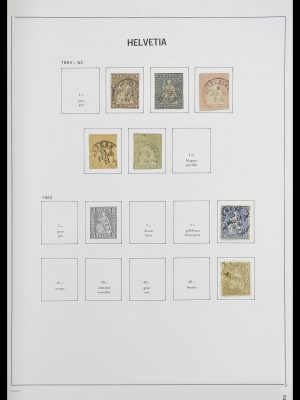 Stamp collection 33925 Switzerland 1854-1991.