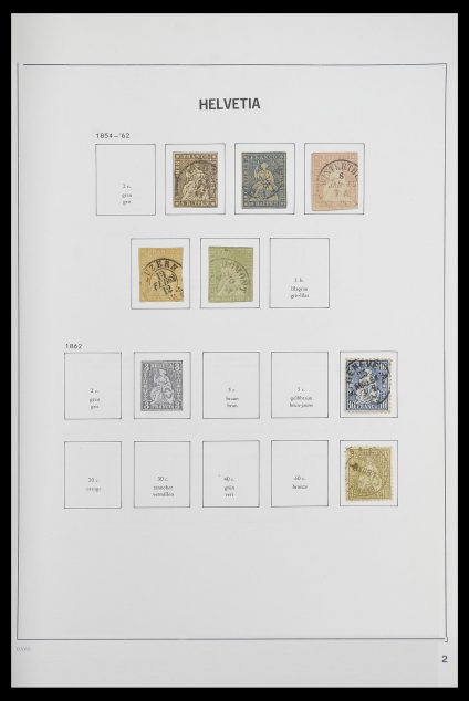 Stamp collection 33925 Switzerland 1854-1991.