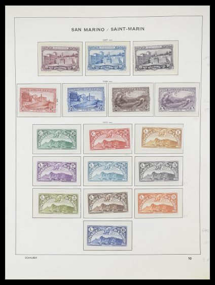 Stamp collection 33937 San Marino 1877-1983.