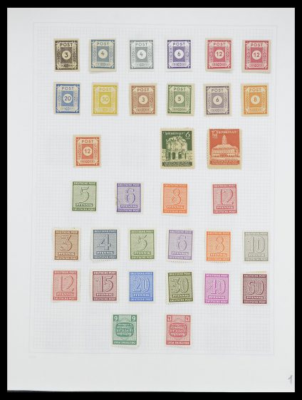 Stamp collection 33956 Germany 1945-1969.