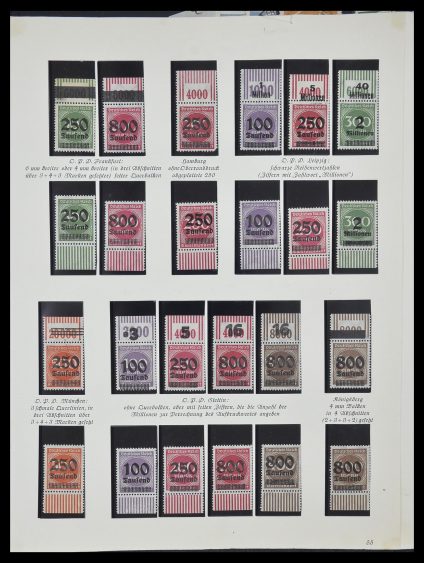 Stamp collection 33957 German Reich infla 1923.