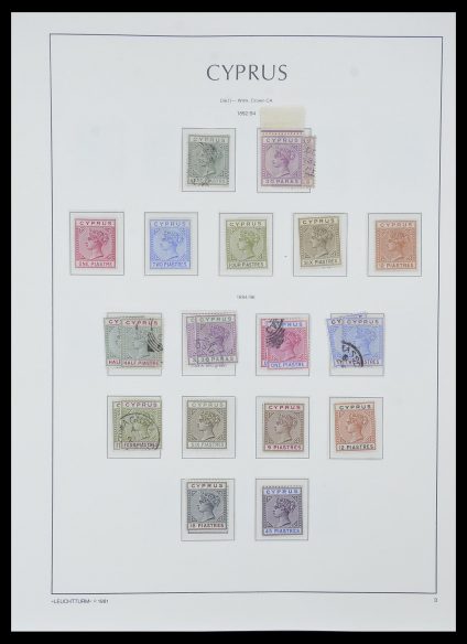Stamp collection 33967 Cyprus 1880-2004.