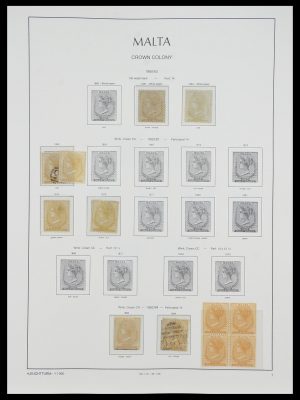 Stamp collection 33968 Malta 1861-2001.