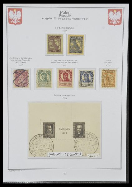 Stamp collection 33977 Poland 1860-2014.