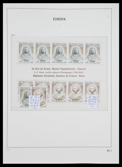 Stamp collection 33985 Europa CEPT souvenir sheets 1974-2014.