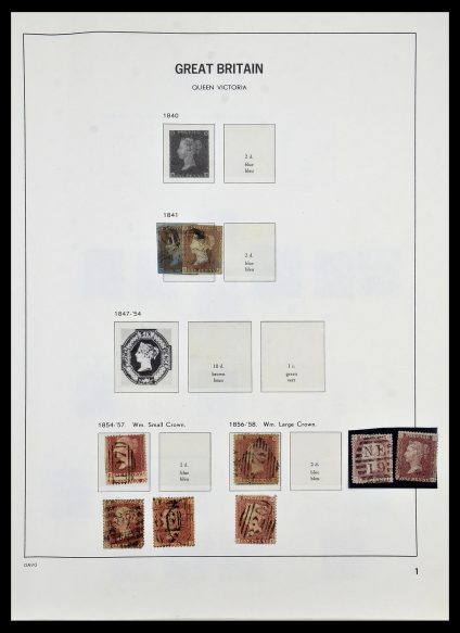 Stamp collection 33999 Great Britain 1841-2000.