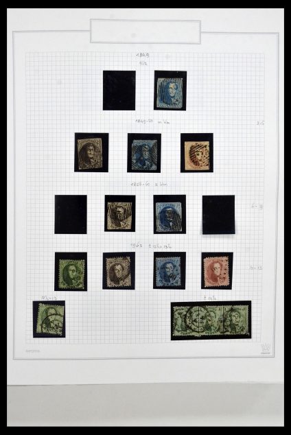 Stamp collection 34001 Belgium 1849-1998.