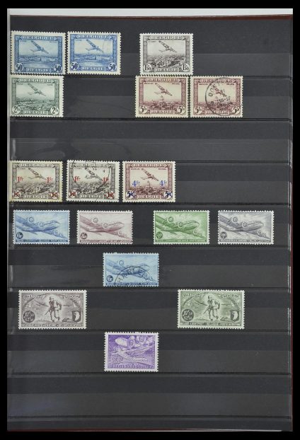 Stamp collection 34004 Belgium back of the book 1879-1985.