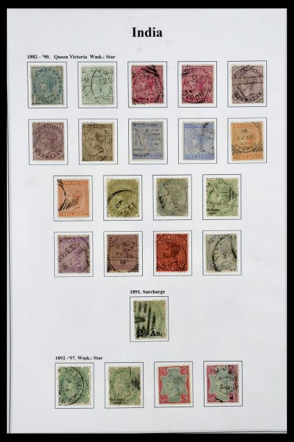 Stamp collection 34010 India and States 1854-2018!