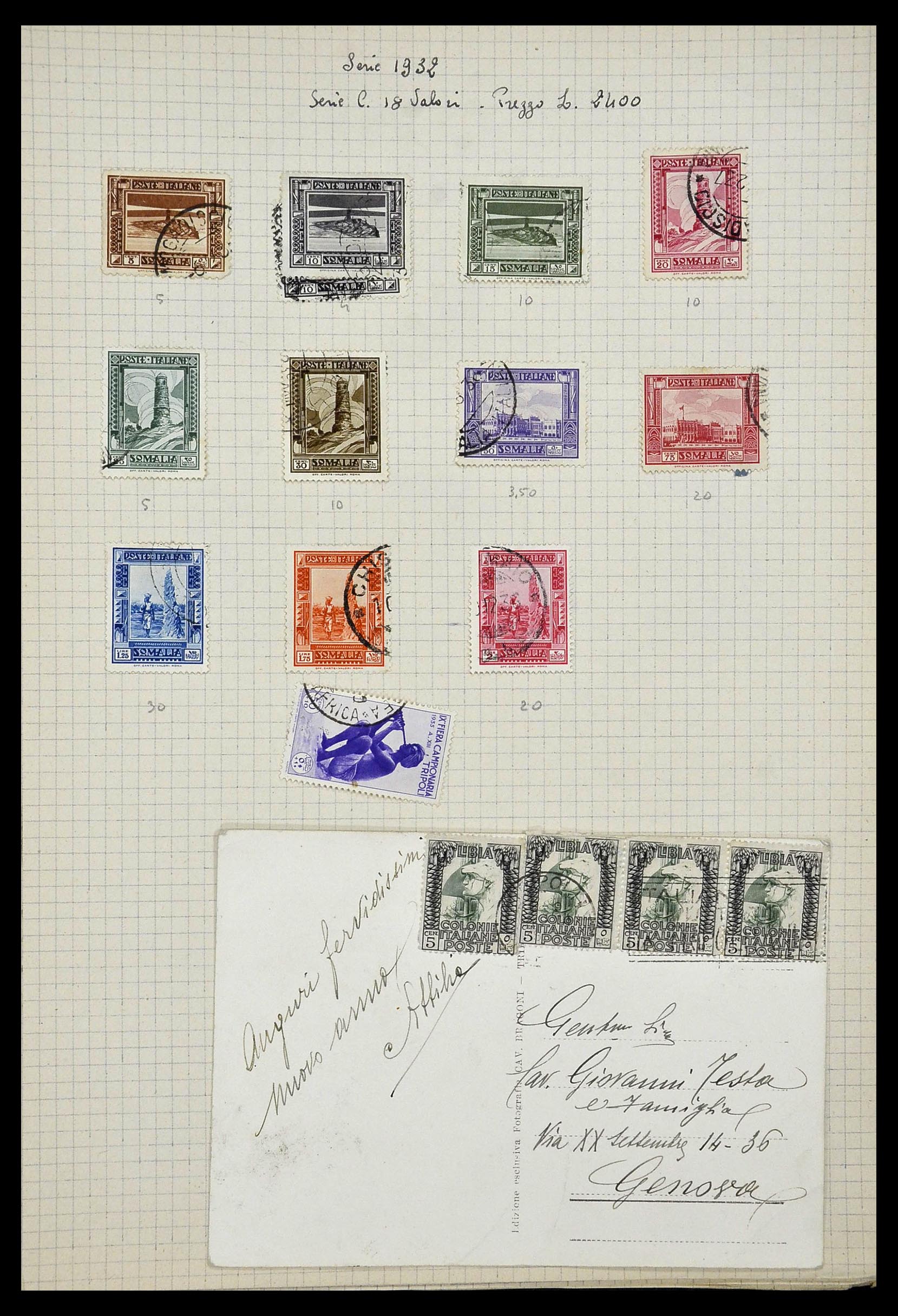Stamp collection 34017 Italian colonies and territories 1900-1950. Stamp collection 34017 Italian colonies and territories 1900-1950.