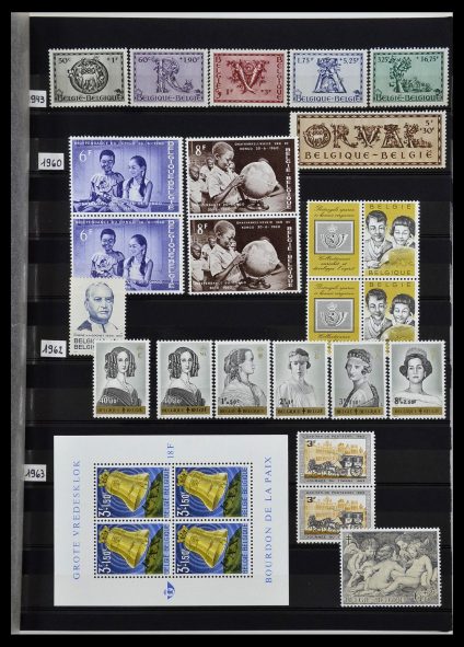 Stamp collection 34019 Belgium 1960-2004.