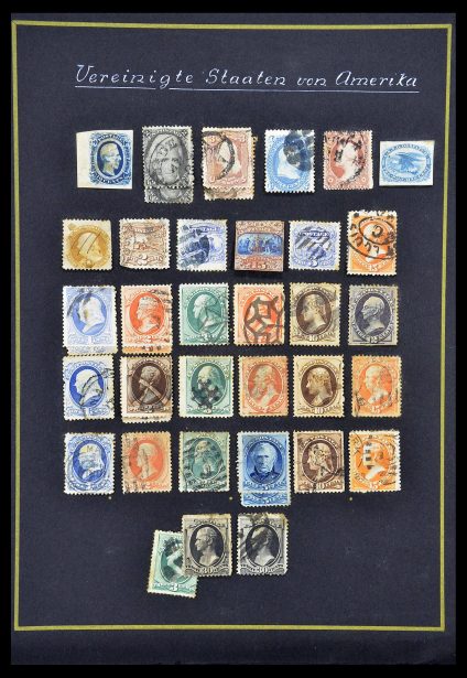Stamp collection 34020 USA classic 1857-1920.