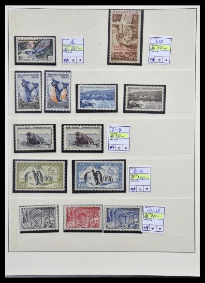 Stamp collection 34035 French Antarctics 1955-1992.