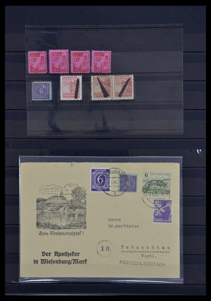 Stamp collection 34039 Mecklenburg-Vorpommern 1945-1946.