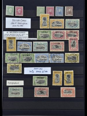 Stamp collection 34067 Belgian Congo 1885-1935.