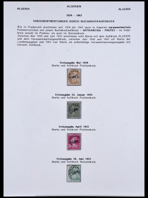 Stamp collection 34076 Algeria precancels 1924-1963.