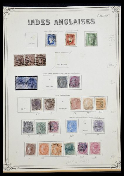 Stamp collection 34079 India 1855-1930.