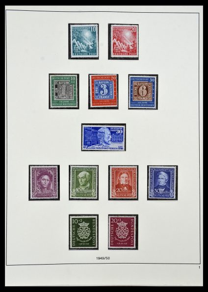 Stamp collection 34103 Bundespost 1949-1990.