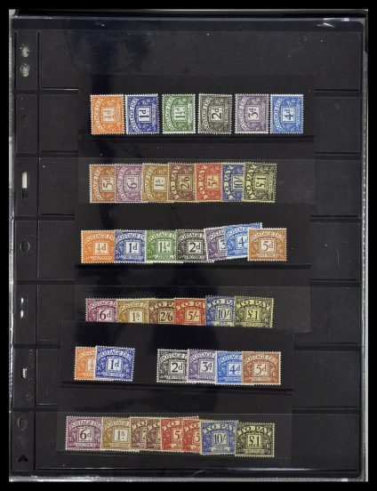 Stamp collection 34106 Great Britain postage dues 1914-1994.