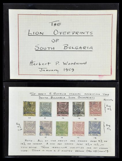 Stamp collection 34123 Rumelia 1881-1885.