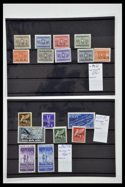 Featured image of Stamp Collection 34130 Italy 1851-1950.