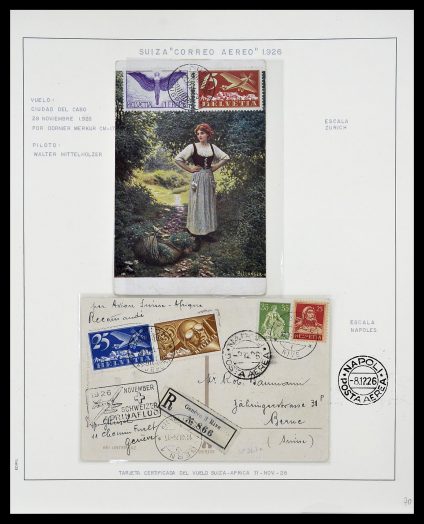 Featured image of Stamp Collection 34137 Switzerland airmail covers 1923-1963.