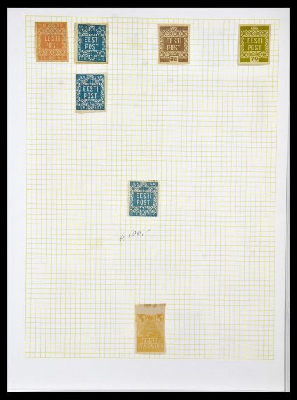 Stamp collection 34139 Estonia 1918-2002.