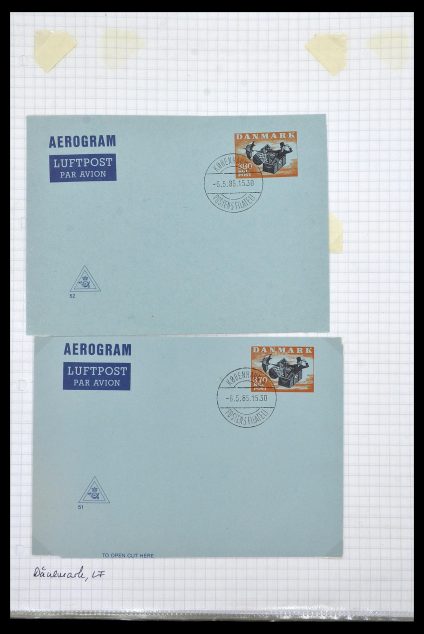 Stamp collection 34189 Denmark postal stationeries 1871-2002.