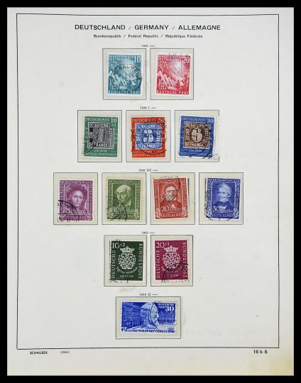 Stamp collection 34194 Bundespost 1949-1982.